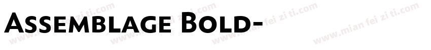 Assemblage Bold字体转换